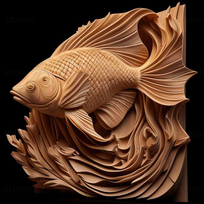 3D model Leopold s scalar fish (STL)